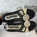 Louis Vuitton Black White Strap Trainer Sneaker Sz 10 (8.5LV)