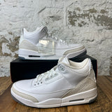 Air Jordan 3 Triple White Sz 12 DS