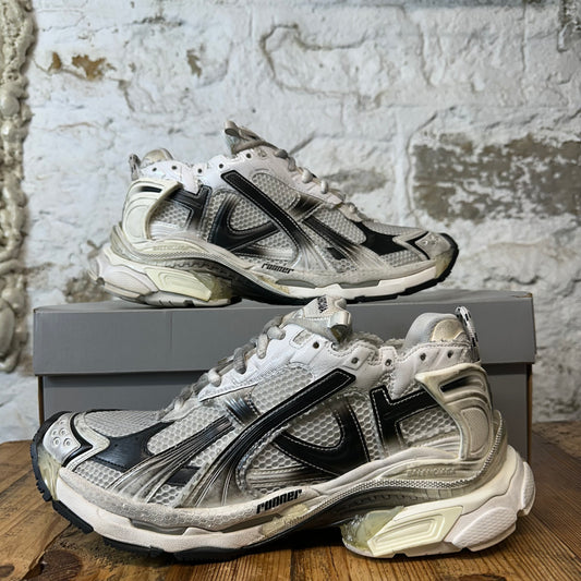 Balenciaga Runner Black White Gradient Sneaker Sz 12 (45)