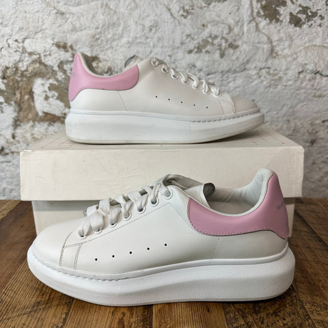 Alexander Mcqueen Pink Tab White Sneaker Sz 9 (42)