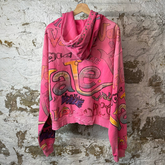 Vale Bubblegum Zip Up Hoodie