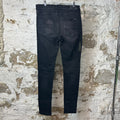 Amiri MX1 Camo Spell Black Denim Jeans Sz 36