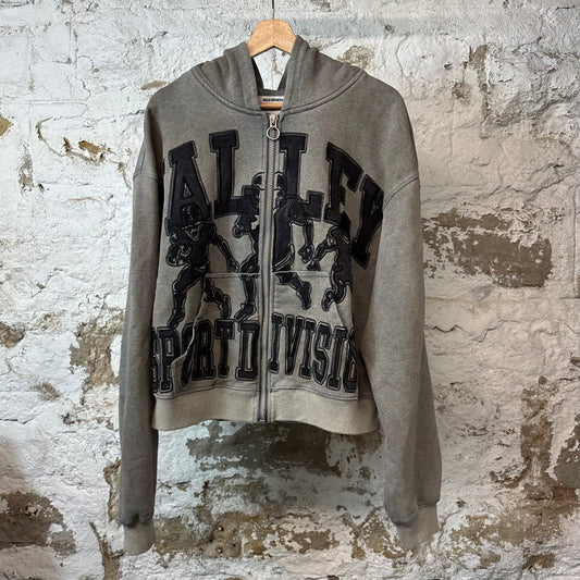 Vale Watchdog Zip Up Hoodie Gray Sz L