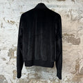 Amiri Black MA Velour Track Jacket Sz M