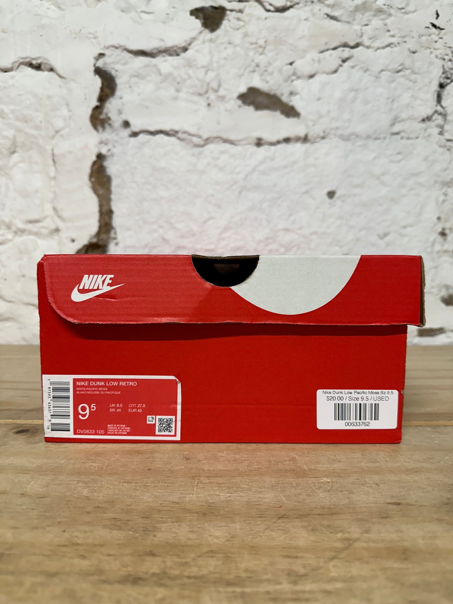 Nike Dunk Low Pacific Moss Sz 9.5