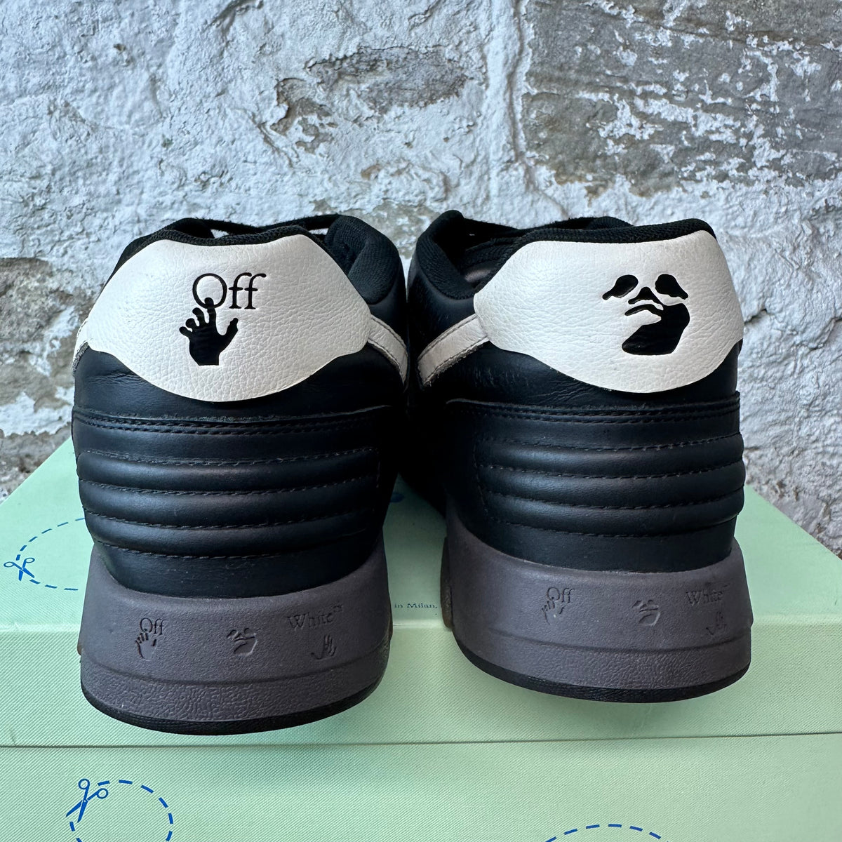Off-White Out Of Office White Black Sneaker Sz 12 (45)