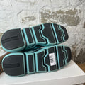 Prada Techno Teal Blue Black Sneaker Sz 8