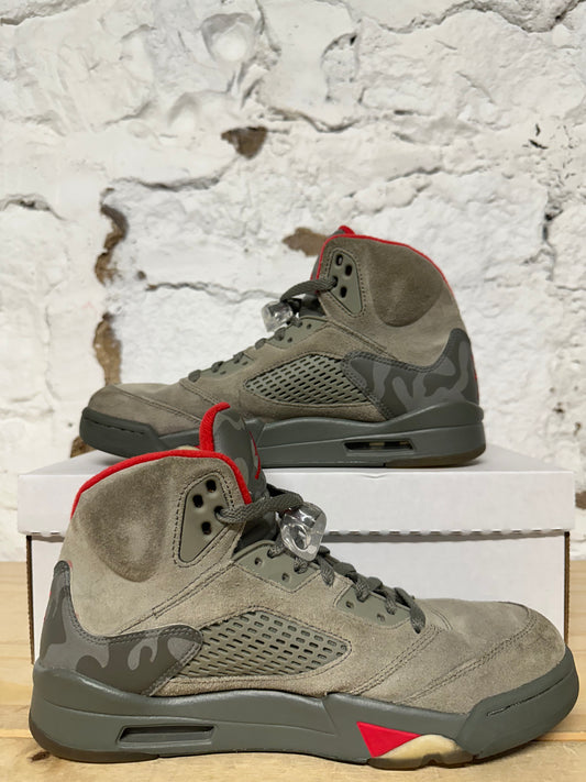 Air Jordan 5 Olive Camo Sz 8.5