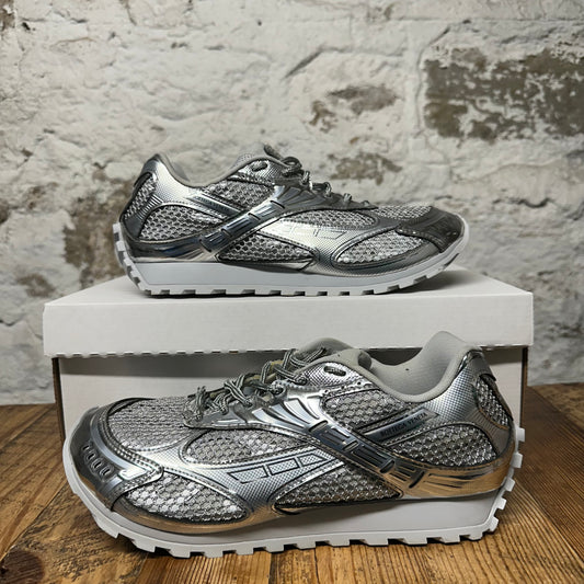 Bottega Veneta Silver Orbit Sneaker Sz 10 (43)