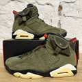 Air Jordan 6 Travis Scott Olive Sz 9 DS