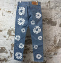 Denim Tears White CW Blue Denim Jeans Sz 30