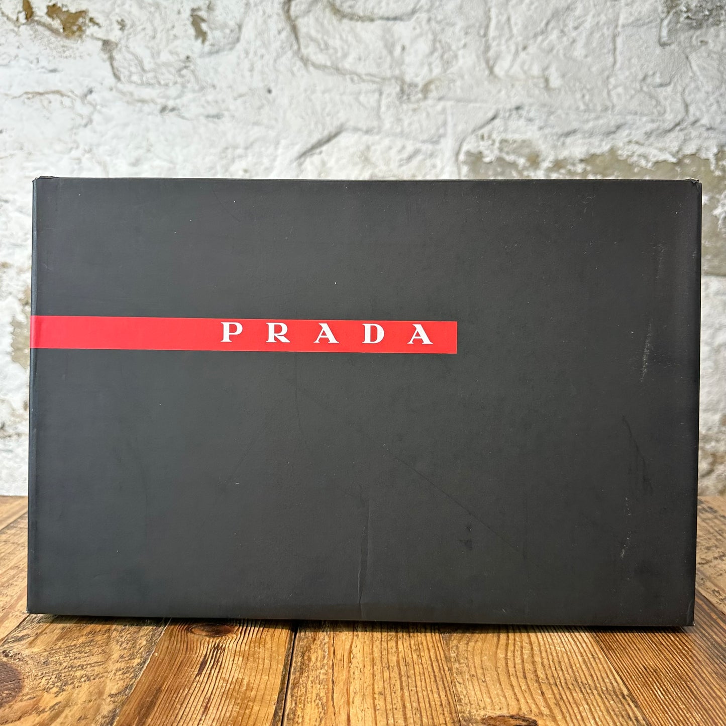Prada Americas Cup Grey Patent White Sneaker Sz 9 DS
