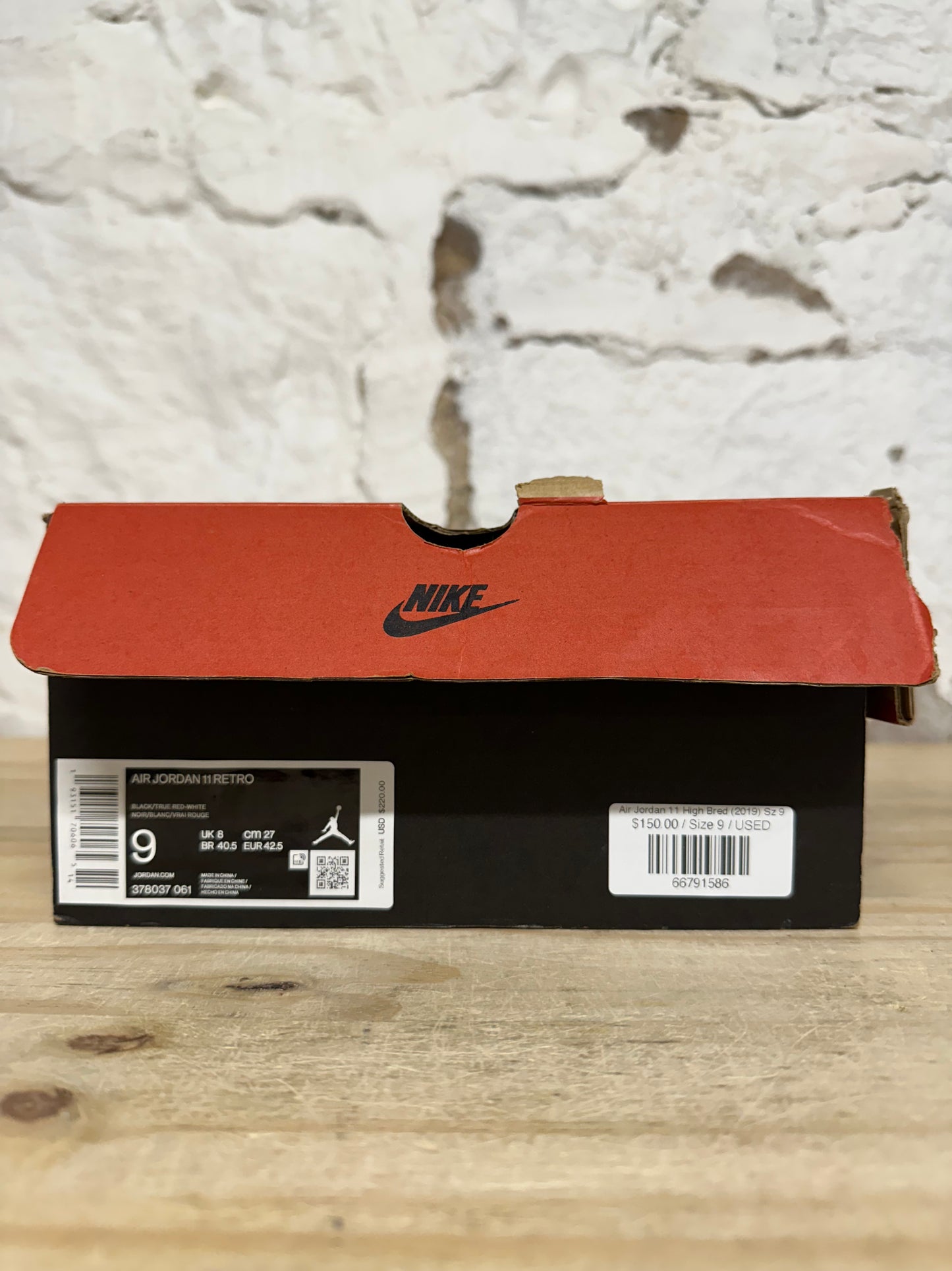 Air Jordan 11 High Bred (2019) Sz 9