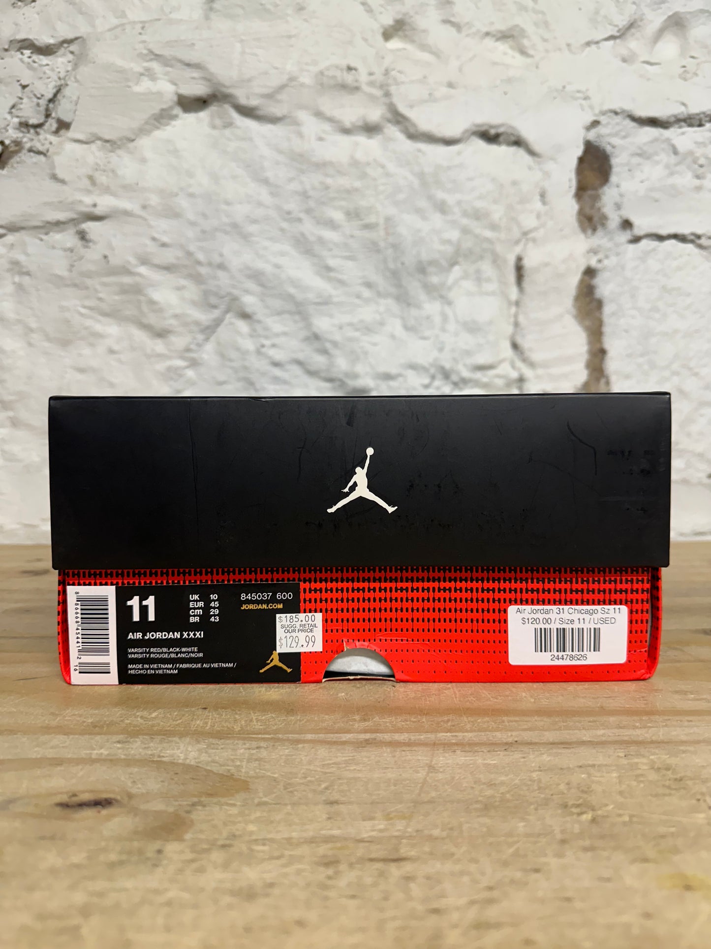 Air Jordan 31 Chicago Sz 11