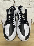 Air Jordan 1 Low Homage Split Black White Sz 10.5 (12W) DS