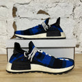 Adidas NMD Hu Pharrel x BBC Blue Plaid Sz 9