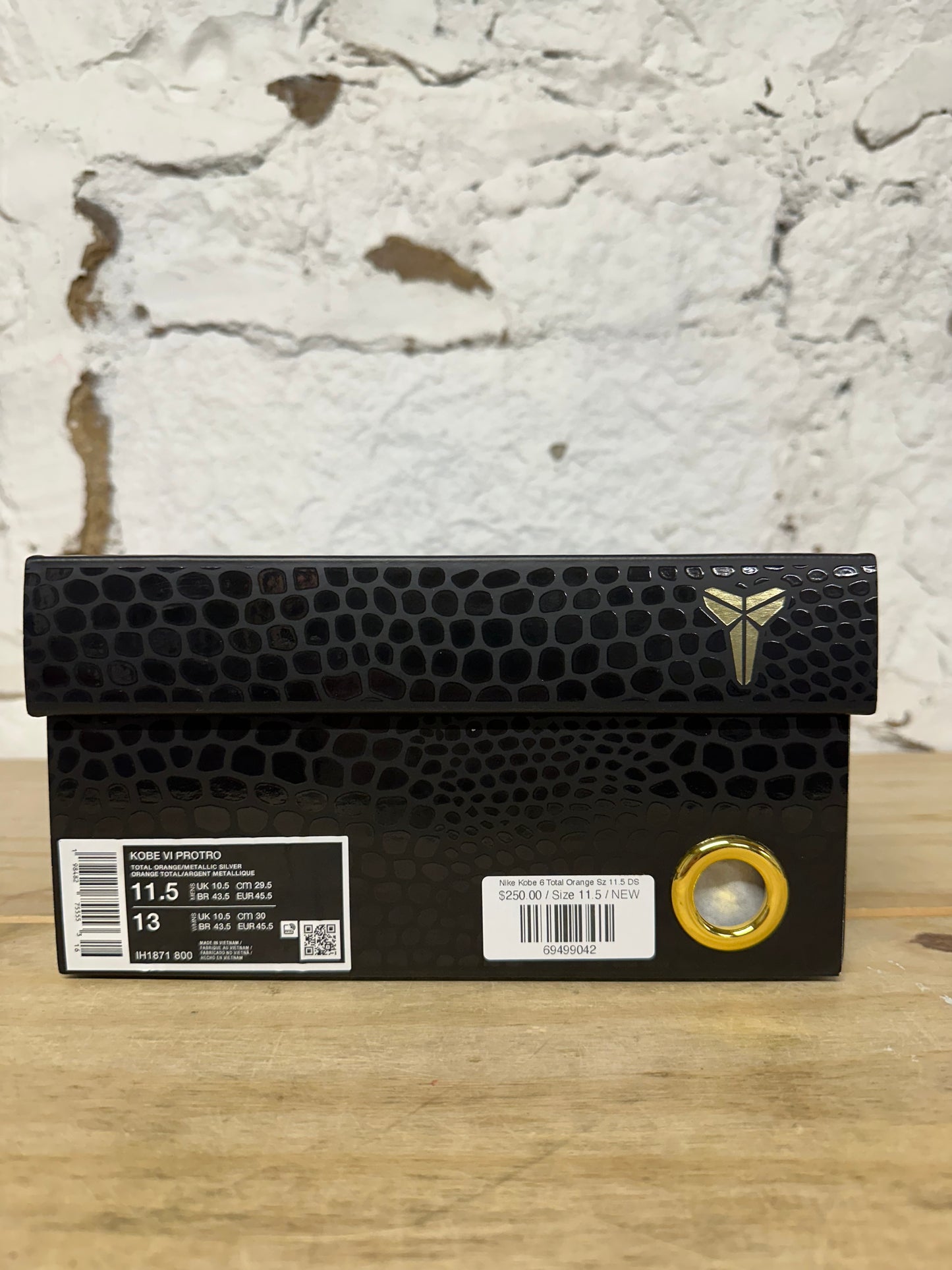 Nike Kobe 6 Total Orange Sz 11.5 DS