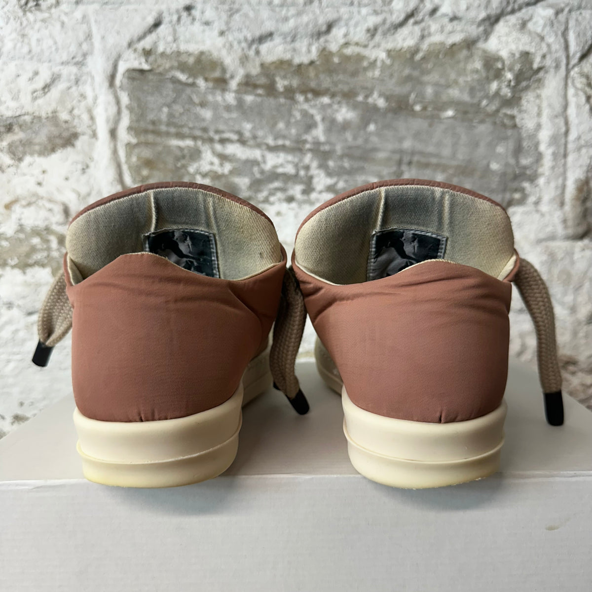 Rick Owens Jumbo Lace Dusty Pink Milk Sneaker Sz 7 (40)