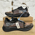 Nike Zoom Fly Off-White Black Silver Sz 10.5