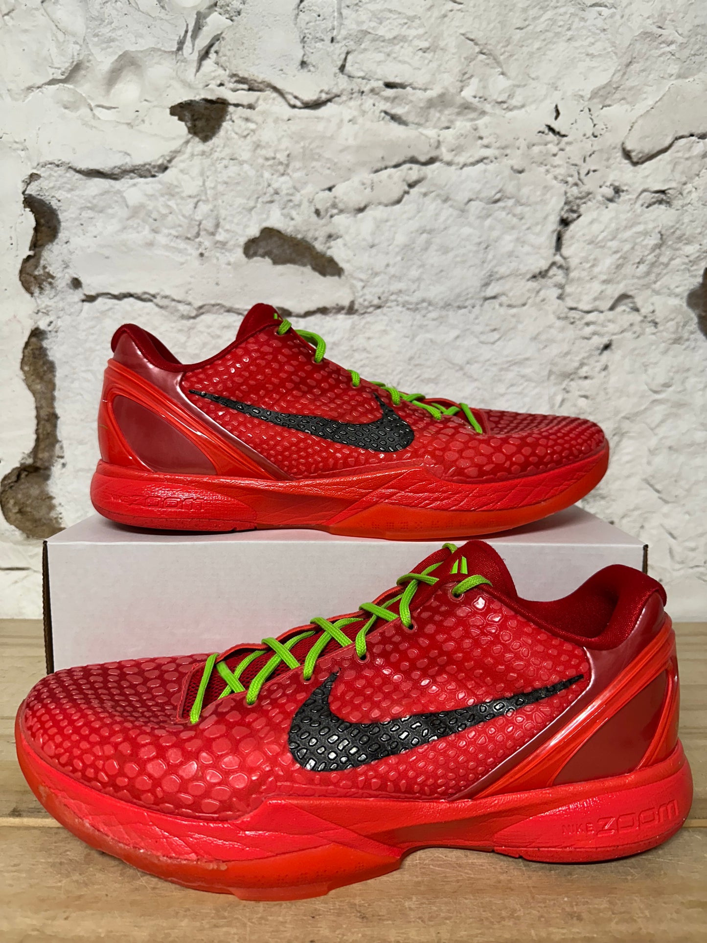Nike Kobe 6 Protro Reverse Grinch Sz 15