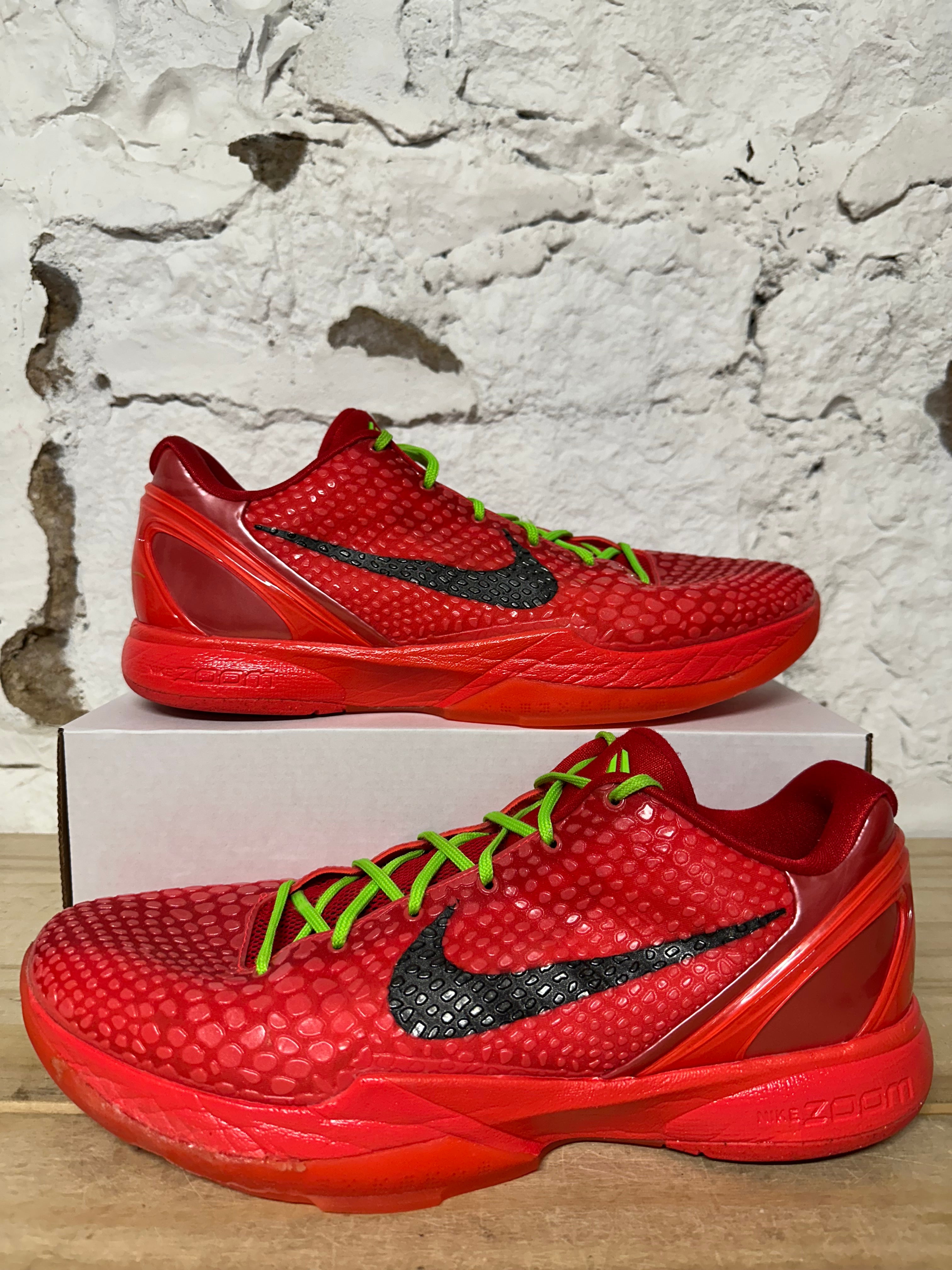 Nike Kobe 6 Protro Reverse Grinch Sz 15