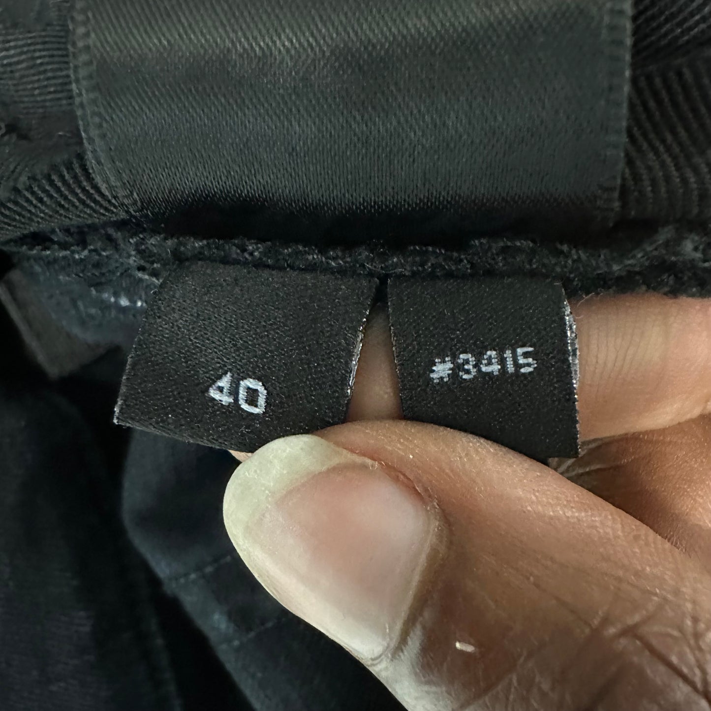 Amiri MX1 Camo Patch Black Denim Jeans Sz 40