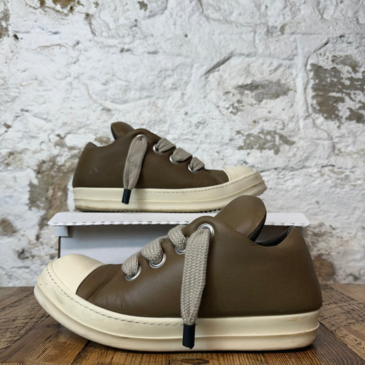 Rick Owens Jumbo Lace Puffer Brown Mlik Sneaker Sz 13 (46)