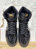 Air Jordan 1 Black Metallic Gold Sz 9