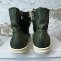 Rick Owens High Jumbo Lace Moss Milk Sneaker Sz 7.5 (40.5)