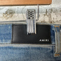 Amiri Distressed Plain Blue Denim Jeans Sz 31