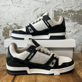 Louis Vuitton Black White Trainer Sneaker Sz 10 (8.5LV)