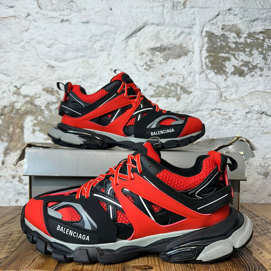 Balenciaga Track Runner Black Red Grey Sneaker Sz 12 (45)