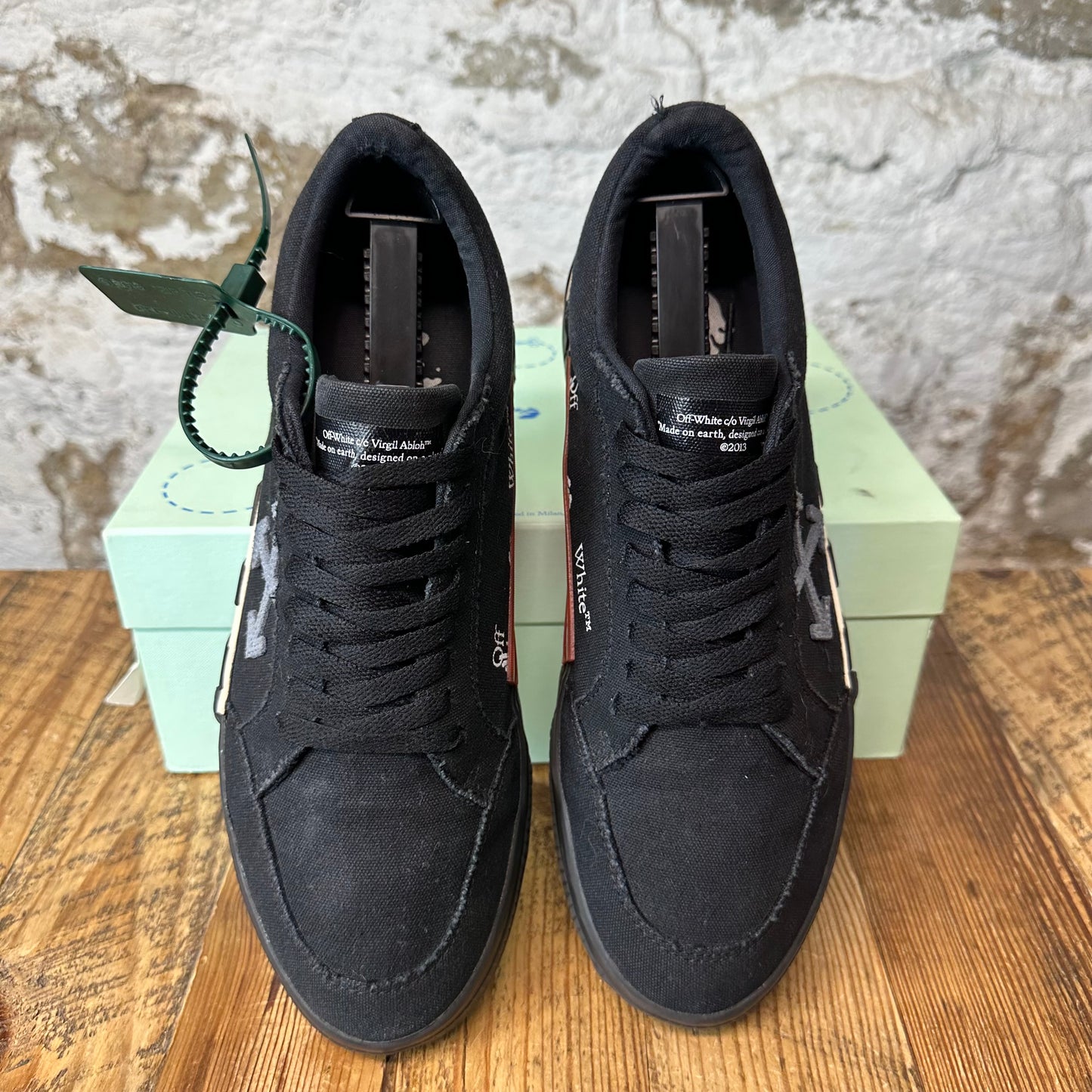 Off-White Vulc Blue Black Sneaker Sz 10 (43)