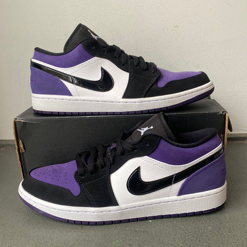 Air Jordan 1 Low Court Purple Size 10