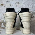 Rick Owens Geobasket Mega Bumber Black White Sneaker Sz 7 (40)