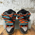 Lanvin Curb Orange Grey 3M Sneaker Sz 8 (41)