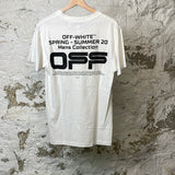 Off White Spring Summer T-shirt White Sz M
