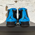 Jordan Flight Club 91 Black Neo Turquoise Sz 10.5 DS