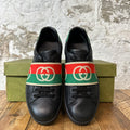 Gucci Red Green Banded Black Ace Sneaker Sz 6
