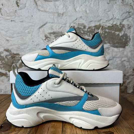 Dior B22 Teal Blue Grey White Sneaker Sz 10 (43)