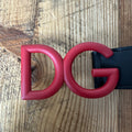 Dolce Gabbana Red DG Mongoram Belt Sz (100/40) W/ Box