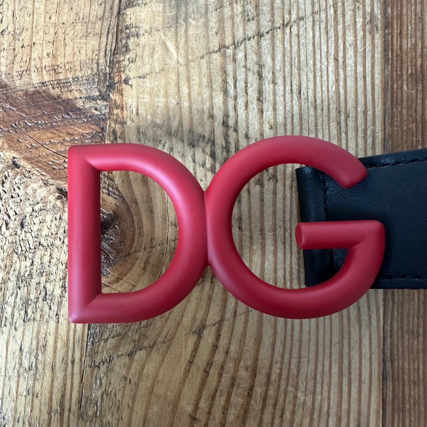 Dolce Gabbana Red DG Mongoram Belt Sz (100/40) W/ Box