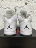 Air Jordan 5 White Metallic Sz 8.5