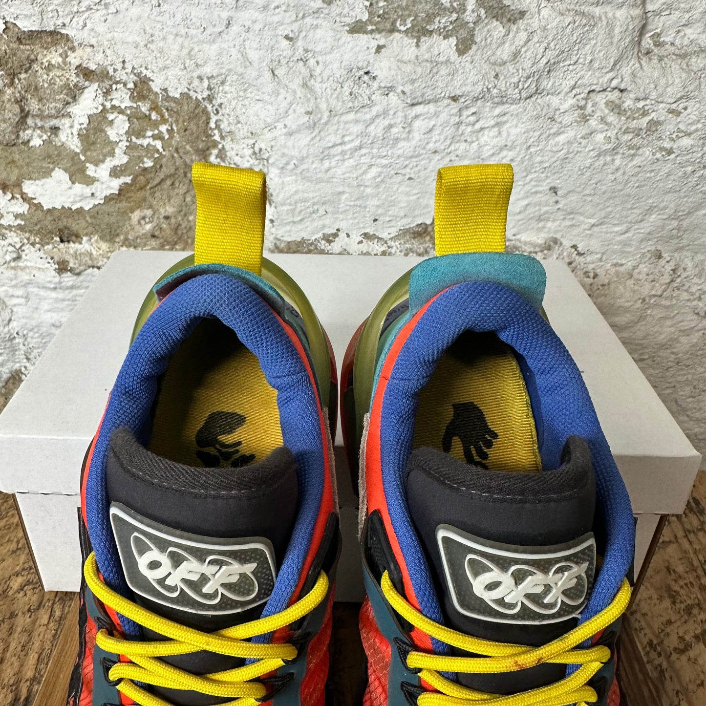 Off White ODSY 2000 Orange Blue Sneaker Sz 8 (41)