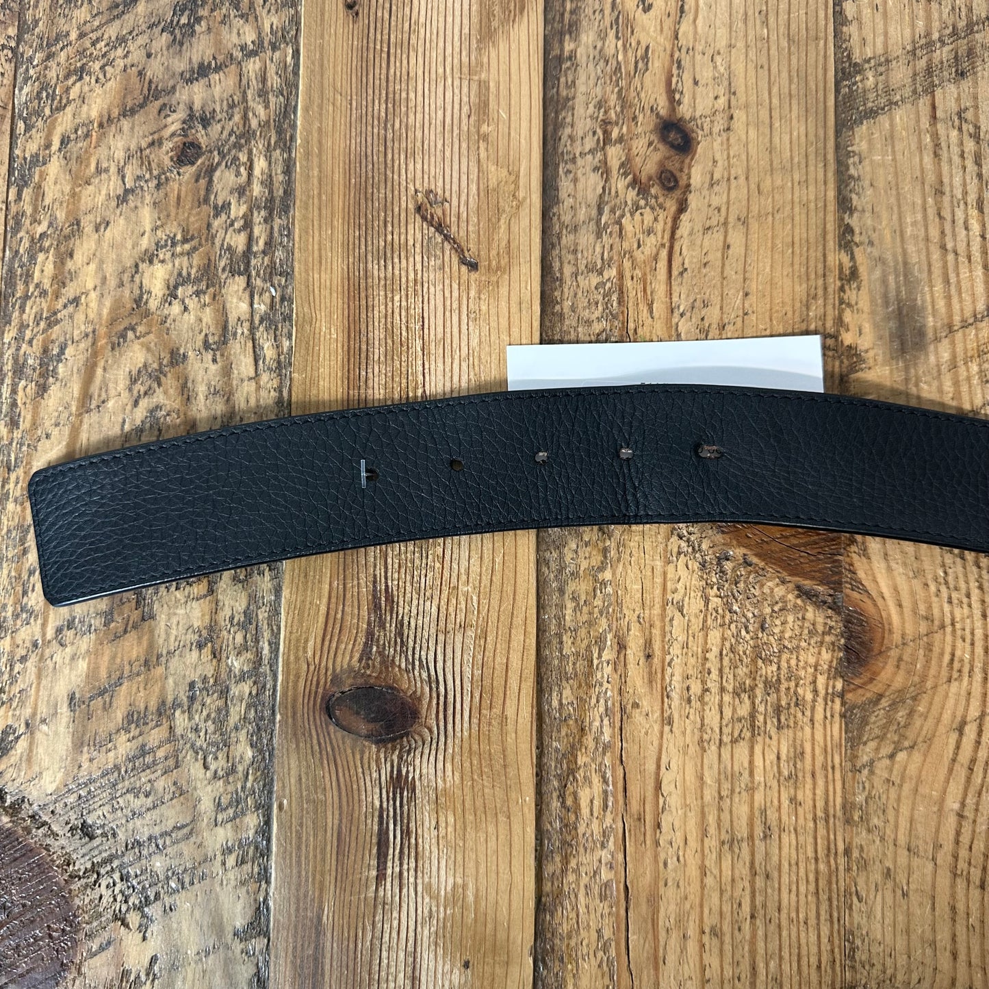 Louis Vuitton Black Gold Belt Sz (120/48)