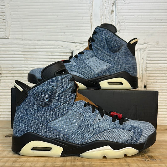 Air Jordan 6 Washed Denim Sz 10.5