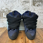 Lanvin Curb Black Lace Navy Sneaker Sz 10 (43)