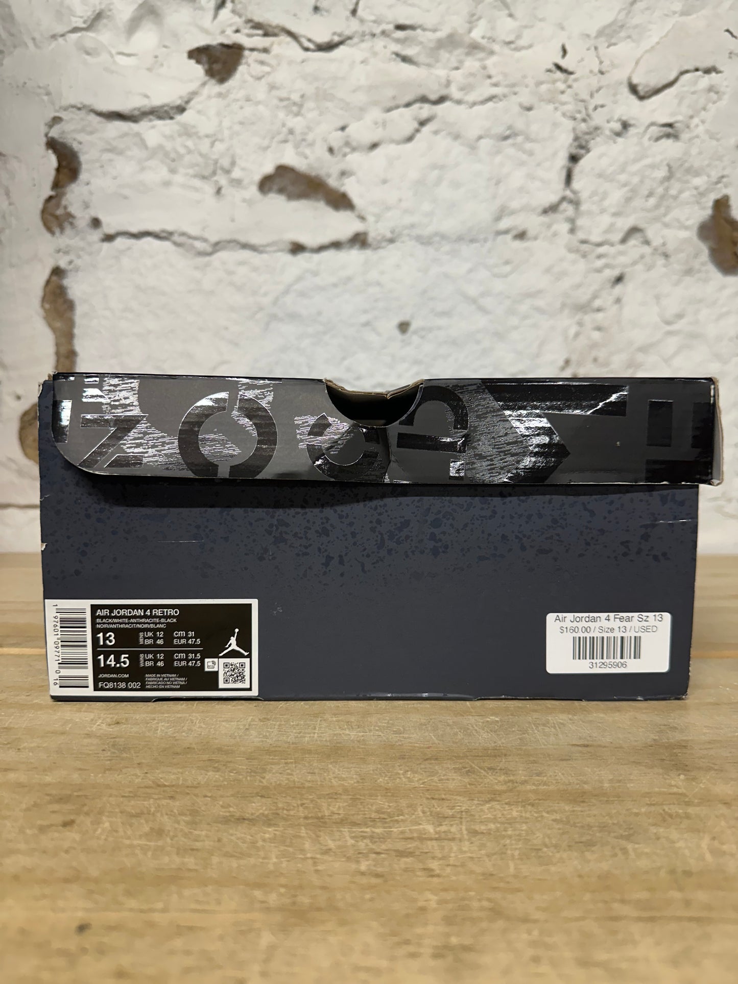 Air Jordan 4 Fear Sz 13