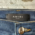 Amiri Plain Dark Blue Denim Jeans Sz 34