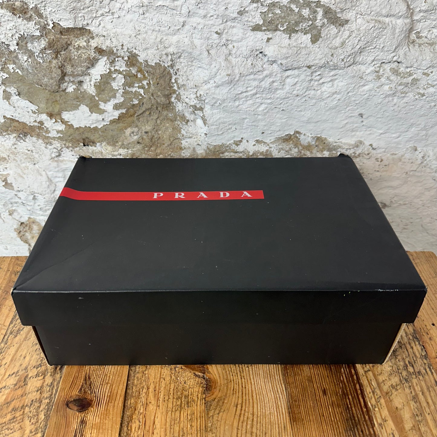 Prada Americas Cup Navy Leather Grey White Sneaker Sz 8